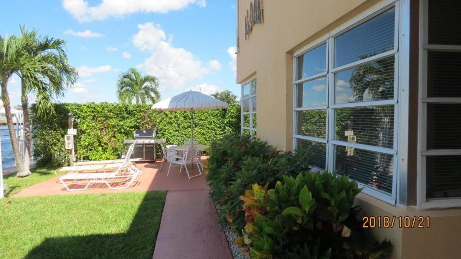 Studio Intracoastal Views! 5 Min Walk To The Beach Villa Pompano Beach Eksteriør billede