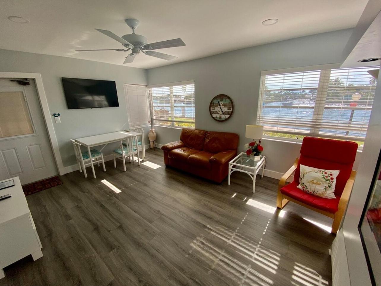 Studio Intracoastal Views! 5 Min Walk To The Beach Villa Pompano Beach Eksteriør billede